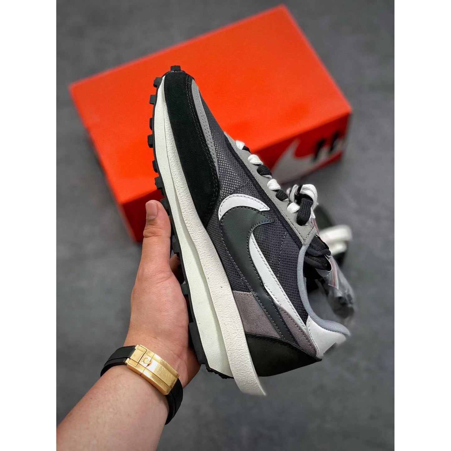 Sacai x LDWaffle 'Black'