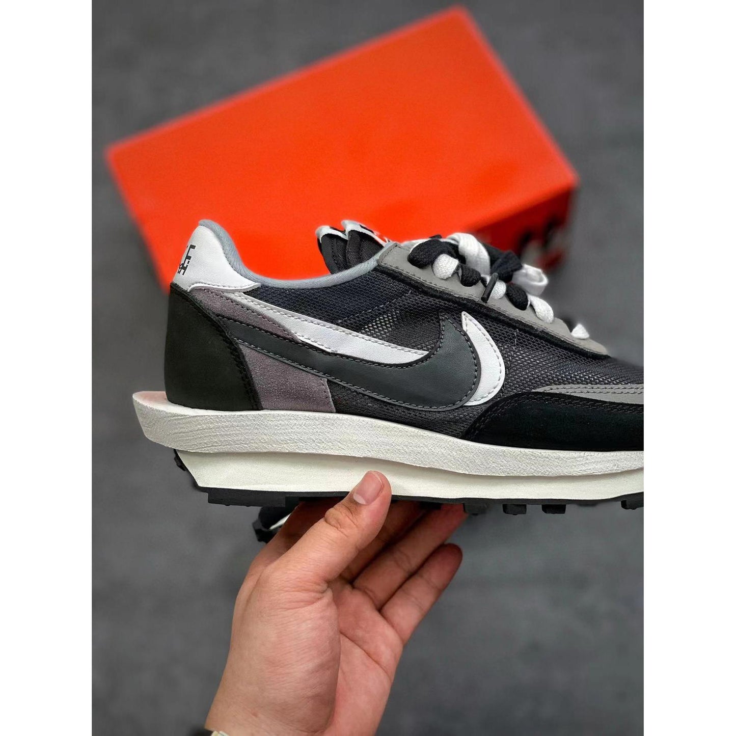 Sacai x LDWaffle 'Black'