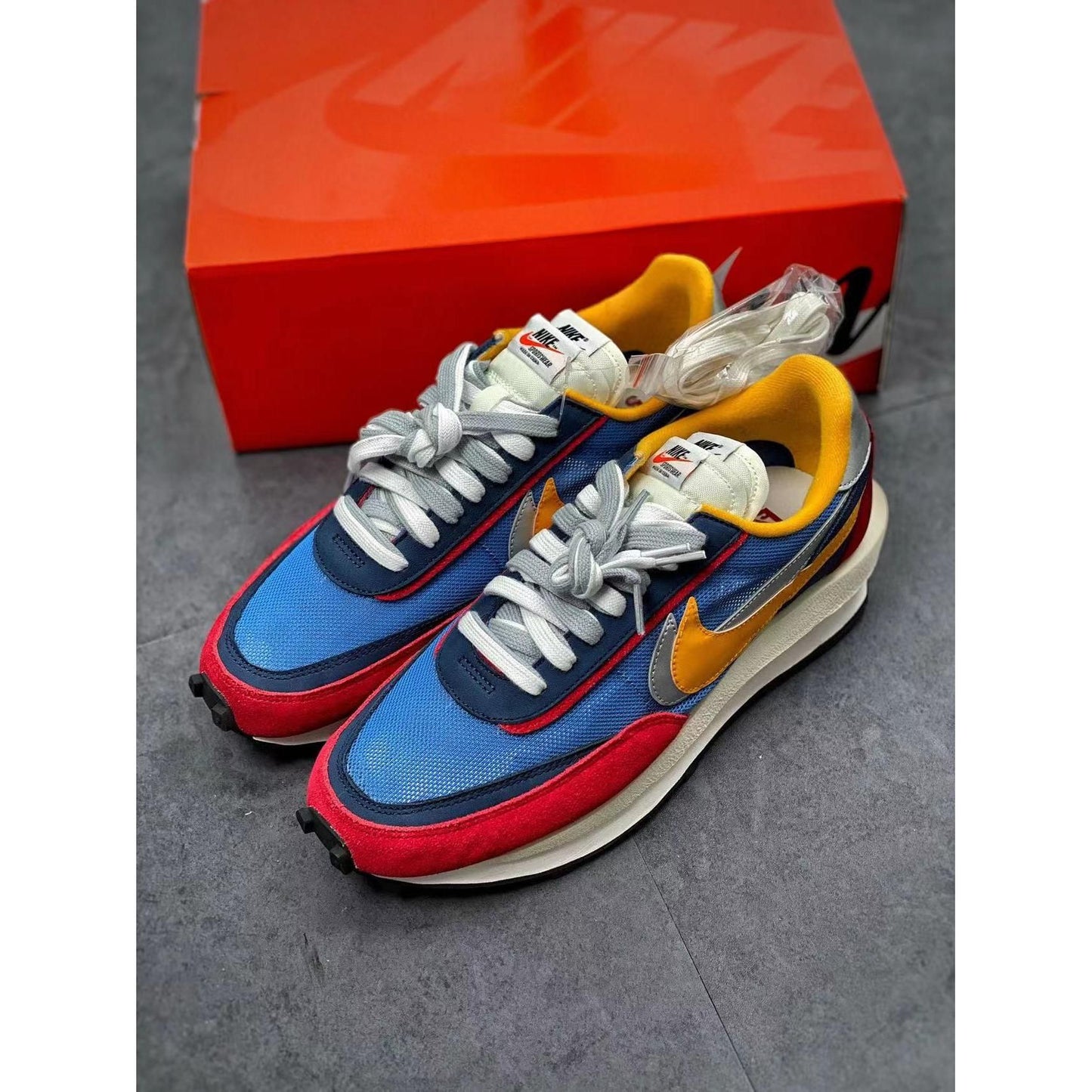 Sacai x LDWaffle 'Varsity Blue'