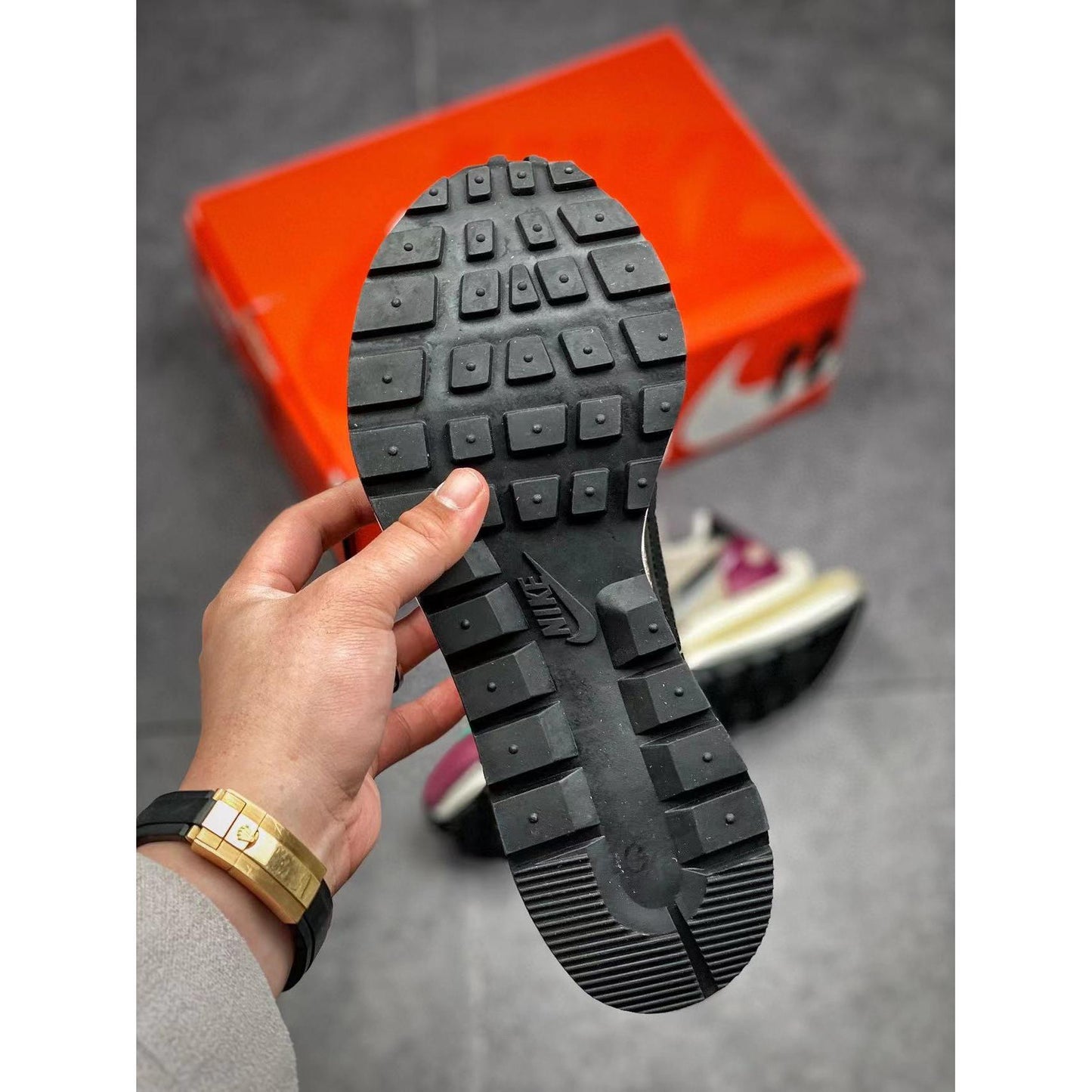 Sacai x VaporWaffle SP 'Villain Red'