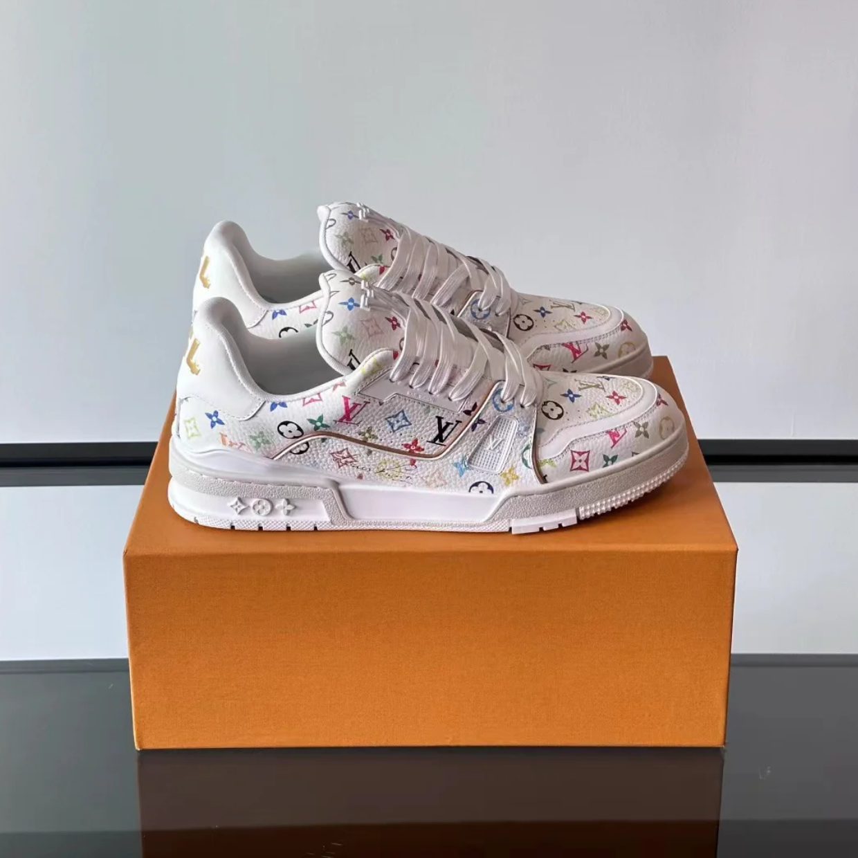 LV x Murakami Trainer 2025 '#54 Signature - White'