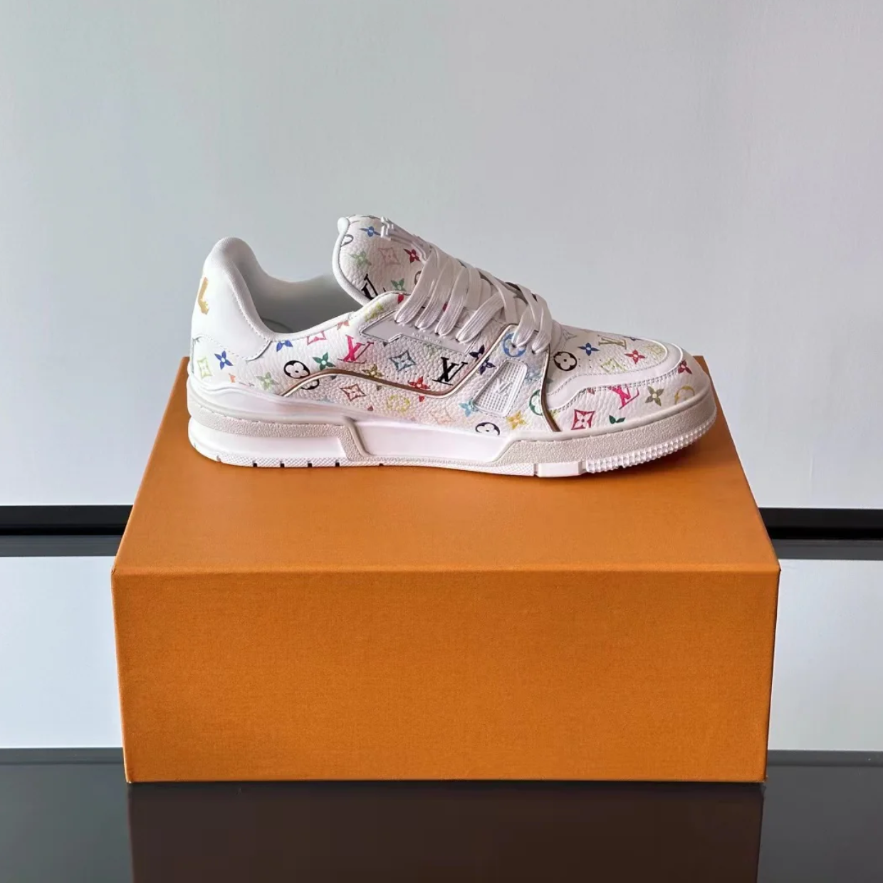 LV x Murakami Trainer 2025 '#54 Signature - White'