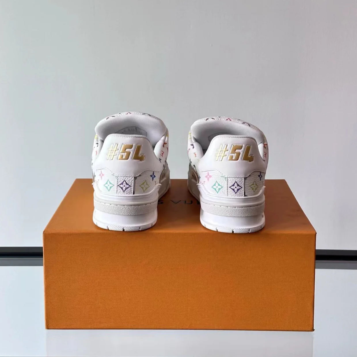 LV x Murakami Trainer 2025 '#54 Signature - White'