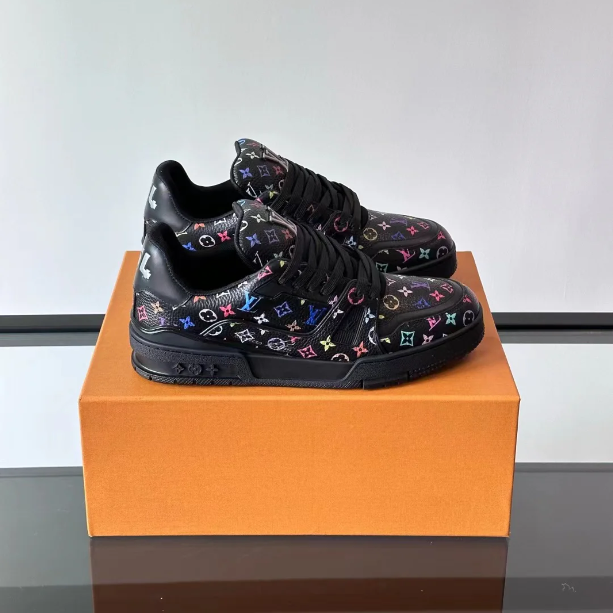 LV x Murakami Trainer 2025 '#54 Signature - Black'