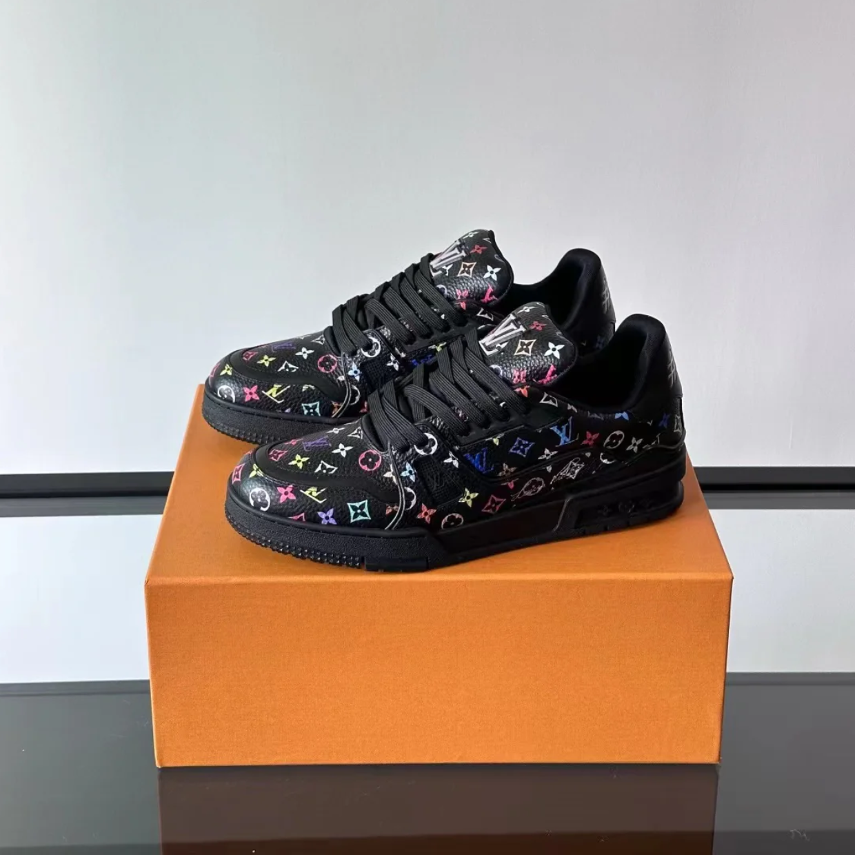 LV x Murakami Trainer 2025 '#54 Signature - Black'