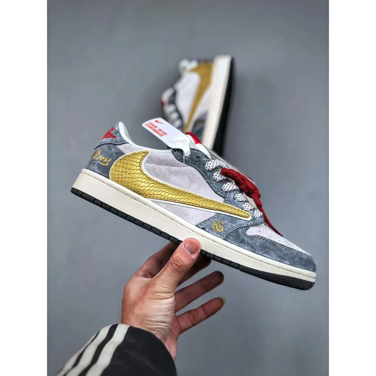 AJ 1 Retro Low x Travis Scott 'Year Of The Snake' Customs