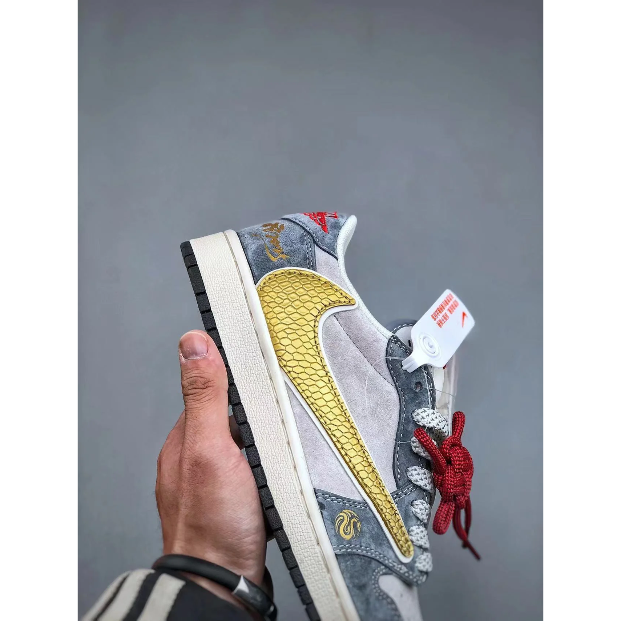 AJ 1 Retro Low x Travis Scott 'Year Of The Snake' Customs