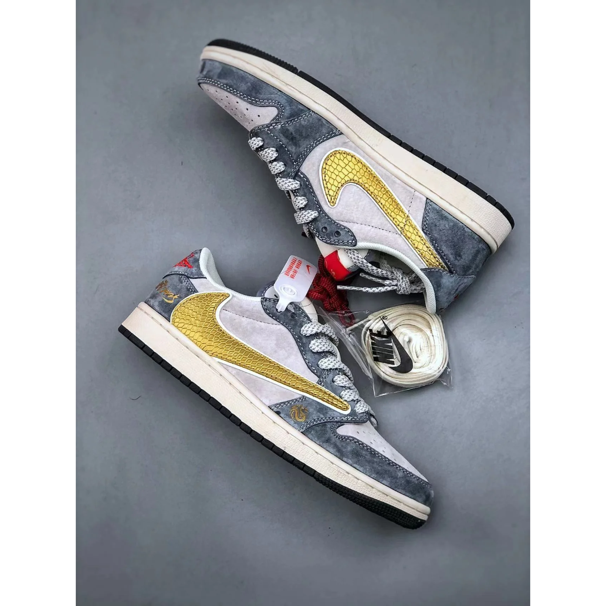 AJ 1 Retro Low x Travis Scott 'Year Of The Snake' Customs