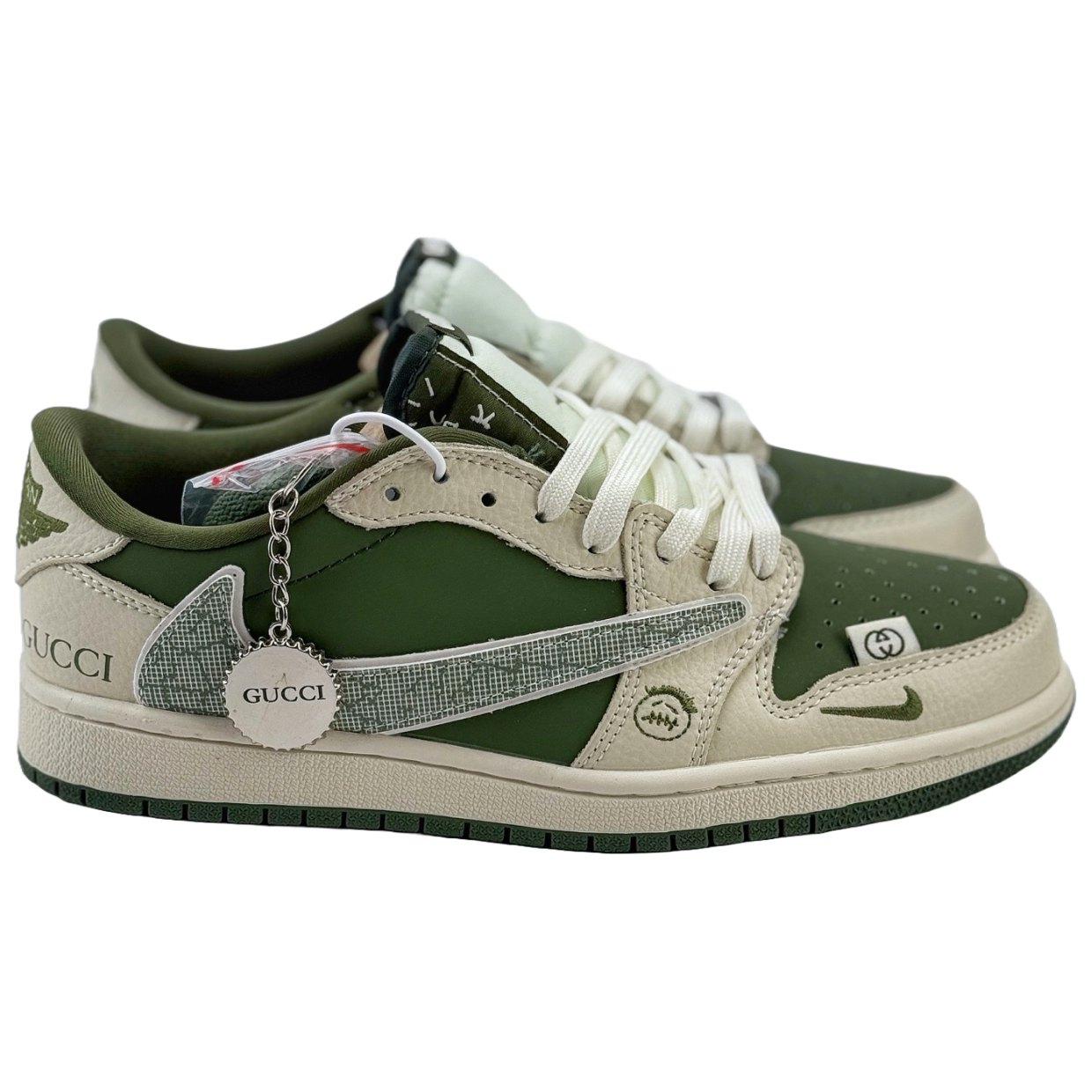 AJ 1 Retro Low x Travis Scott 'Gucci' Customs