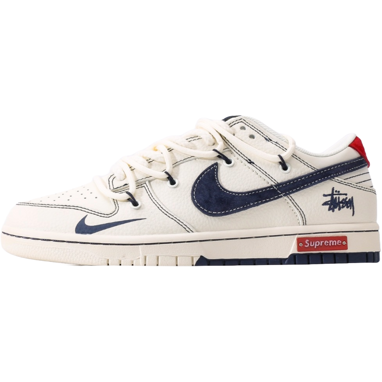 Dunk Low SB x Stussy x Supreme 'Navy'