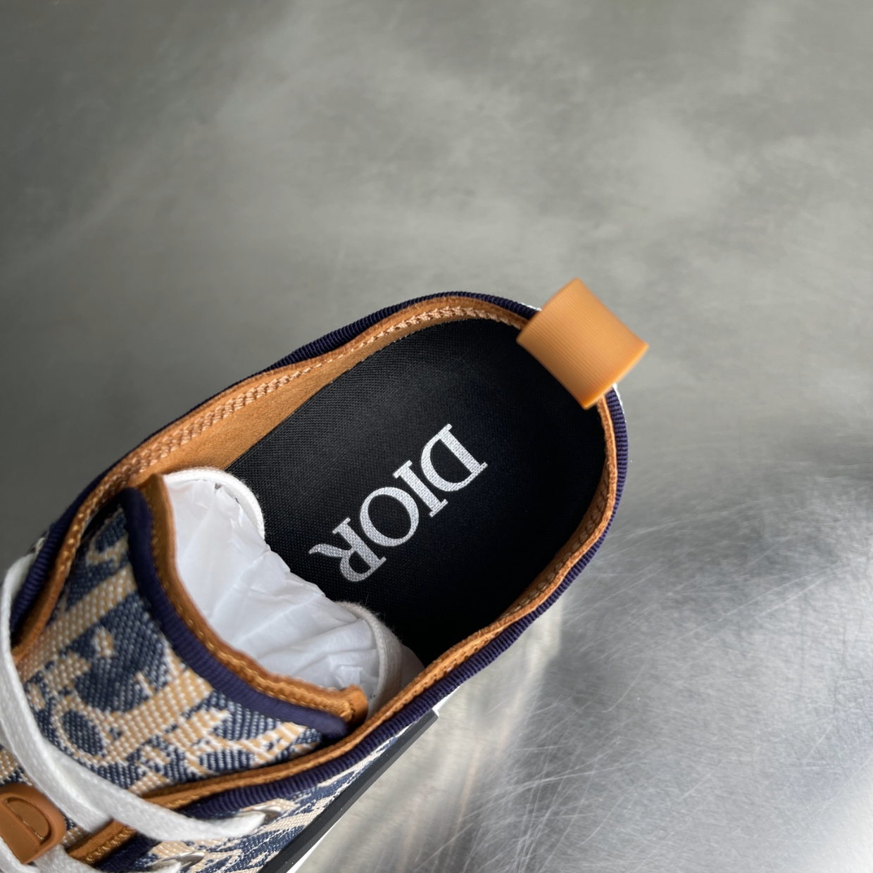 CD B23 Low 'Raffia-Effect Oblique - Denim'