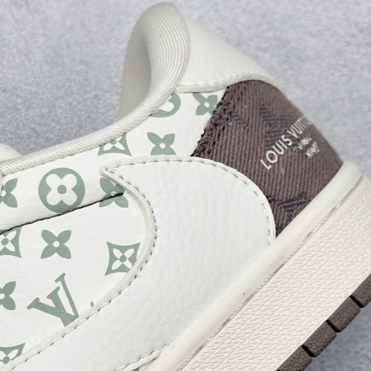 AJ 1 Low x Travis Scott x LV 'Taupe Haze' Customs