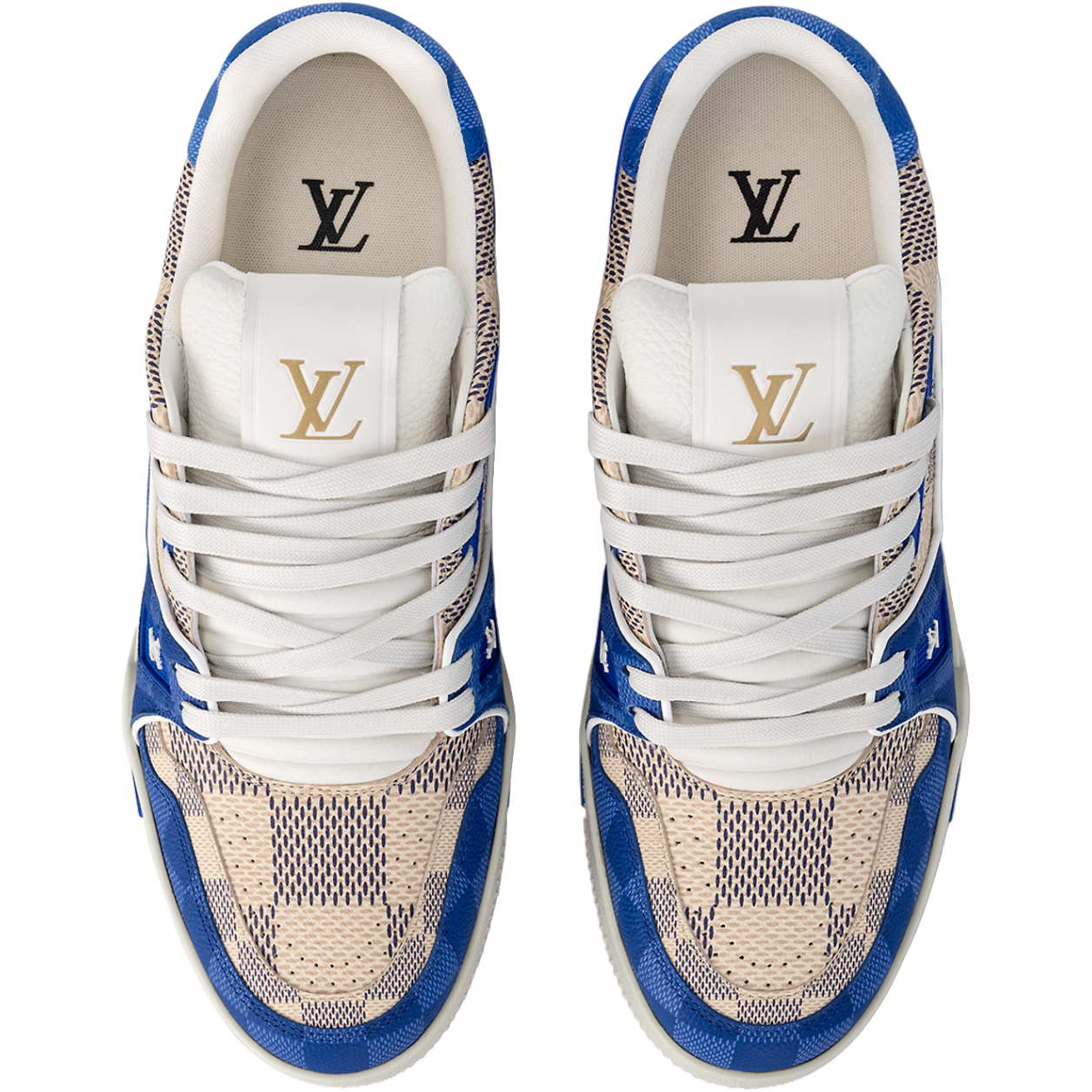 LV Trainer '#54 - Monogram Blue'