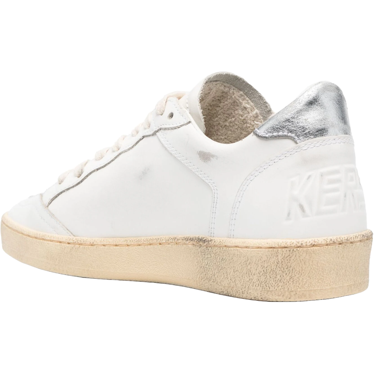 GG 'Ball-Star Suede Star Silver Heel Tab'
