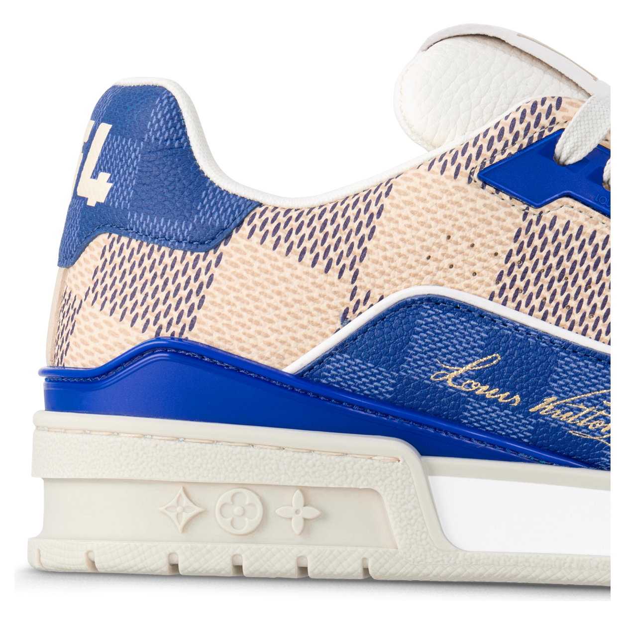 LV Trainer '#54 - Monogram Blue'