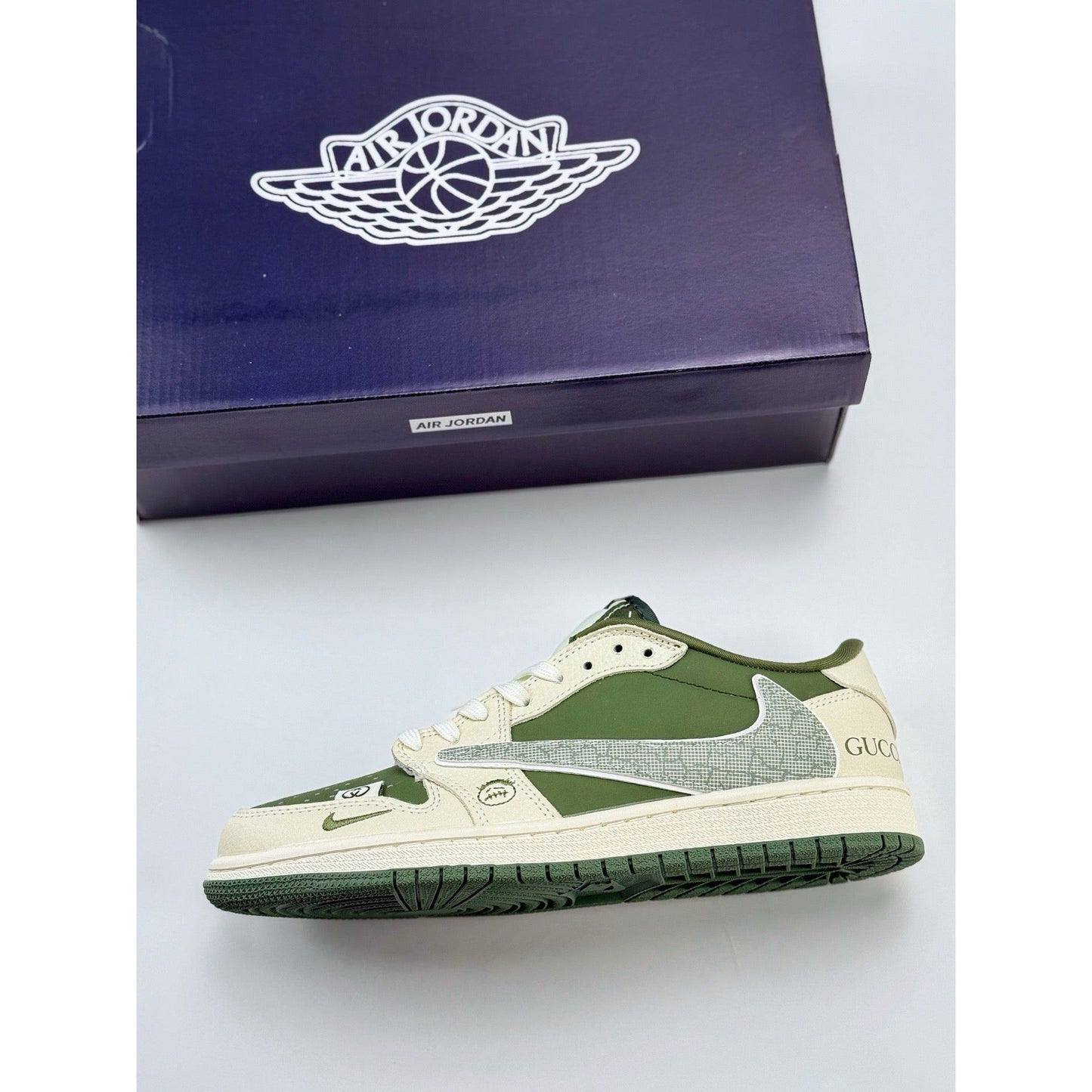 AJ 1 Retro Low x Travis Scott 'Gucci' Customs