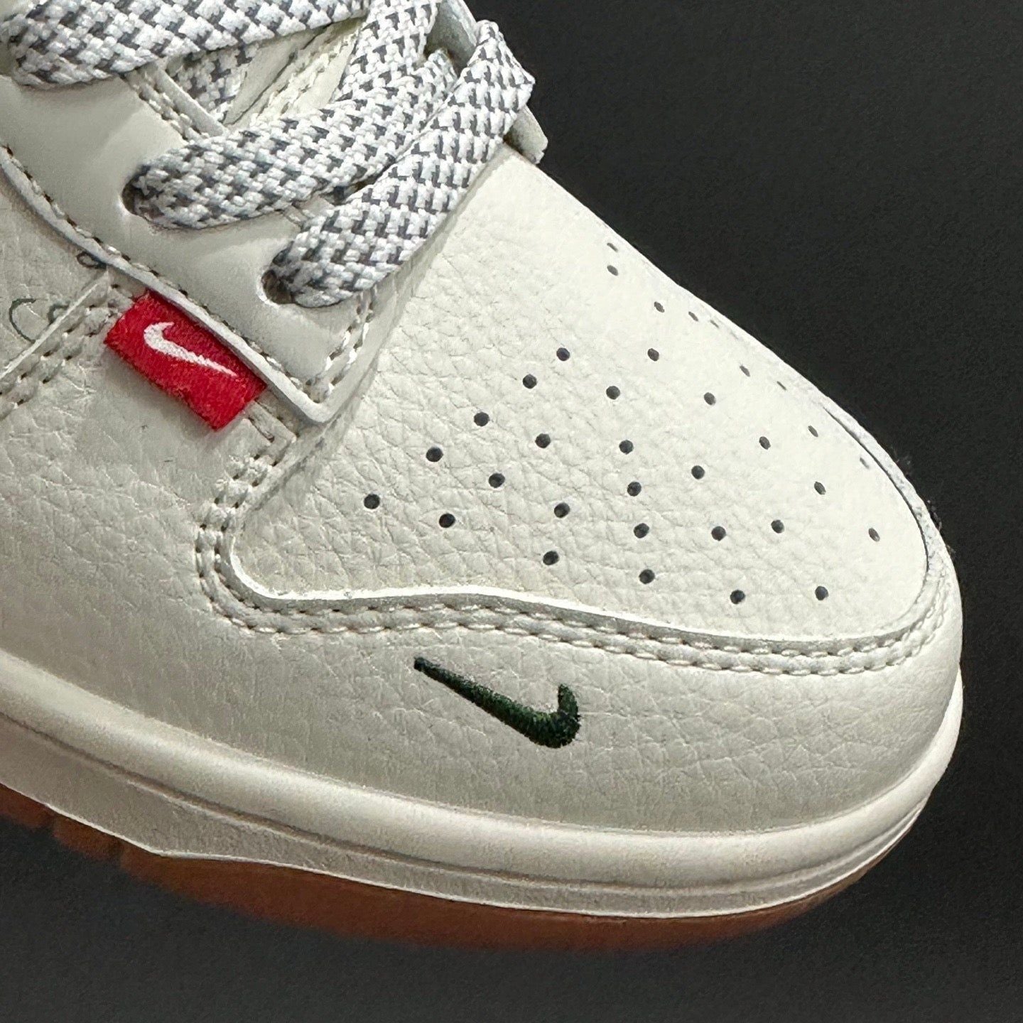 Dunk Low SB x Stussy 'Cream/Red' Customs