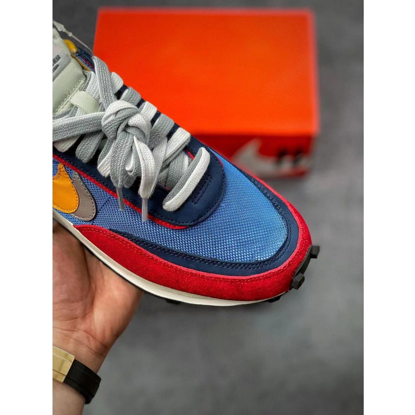Sacai x LDWaffle 'Varsity Blue'