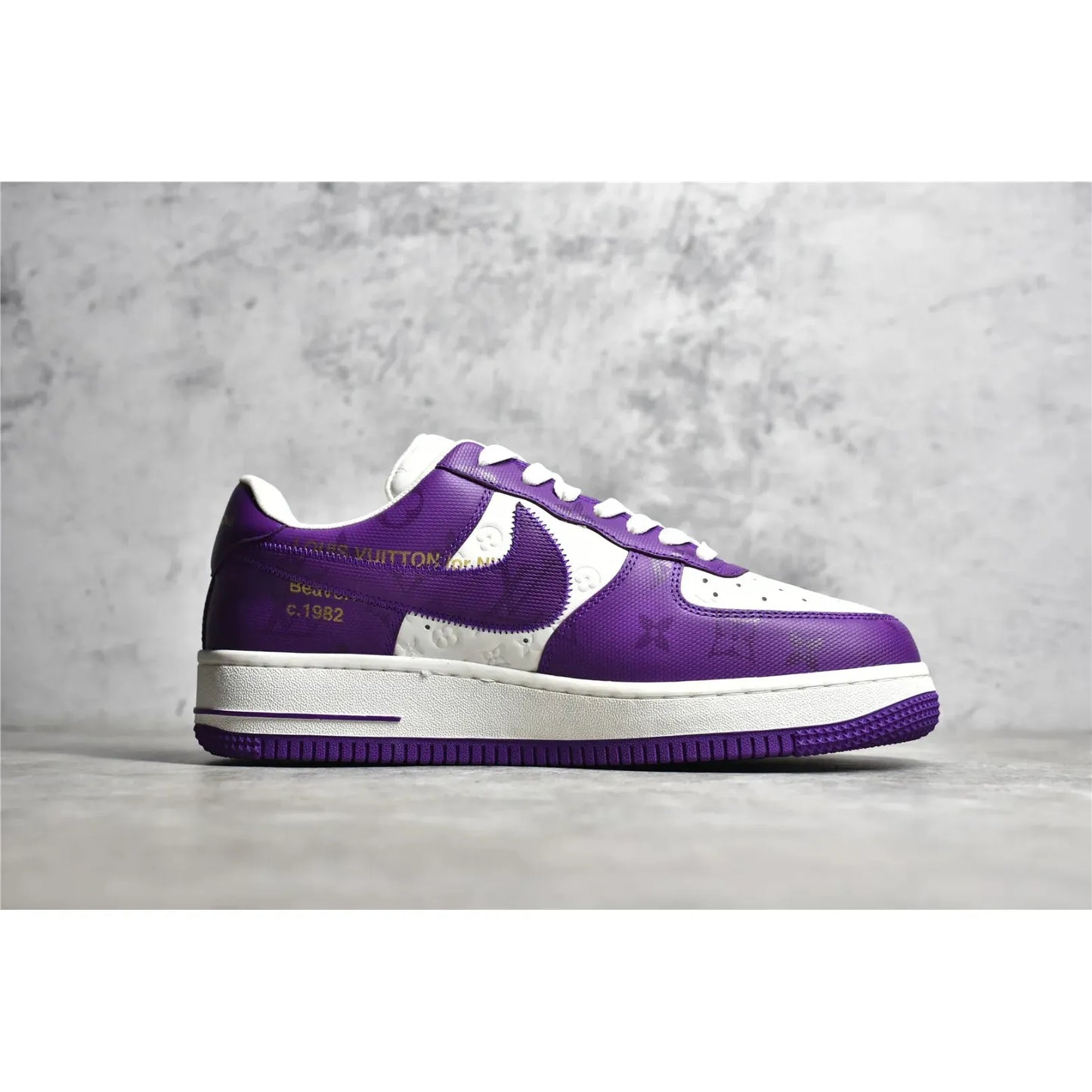 AF 1 Low x LV 'Purple' Customs