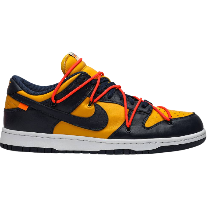 Dunk Low x OW 'University Gold'