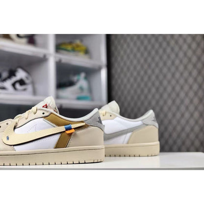 AJ 1 Low x OW 'Beige' Customs