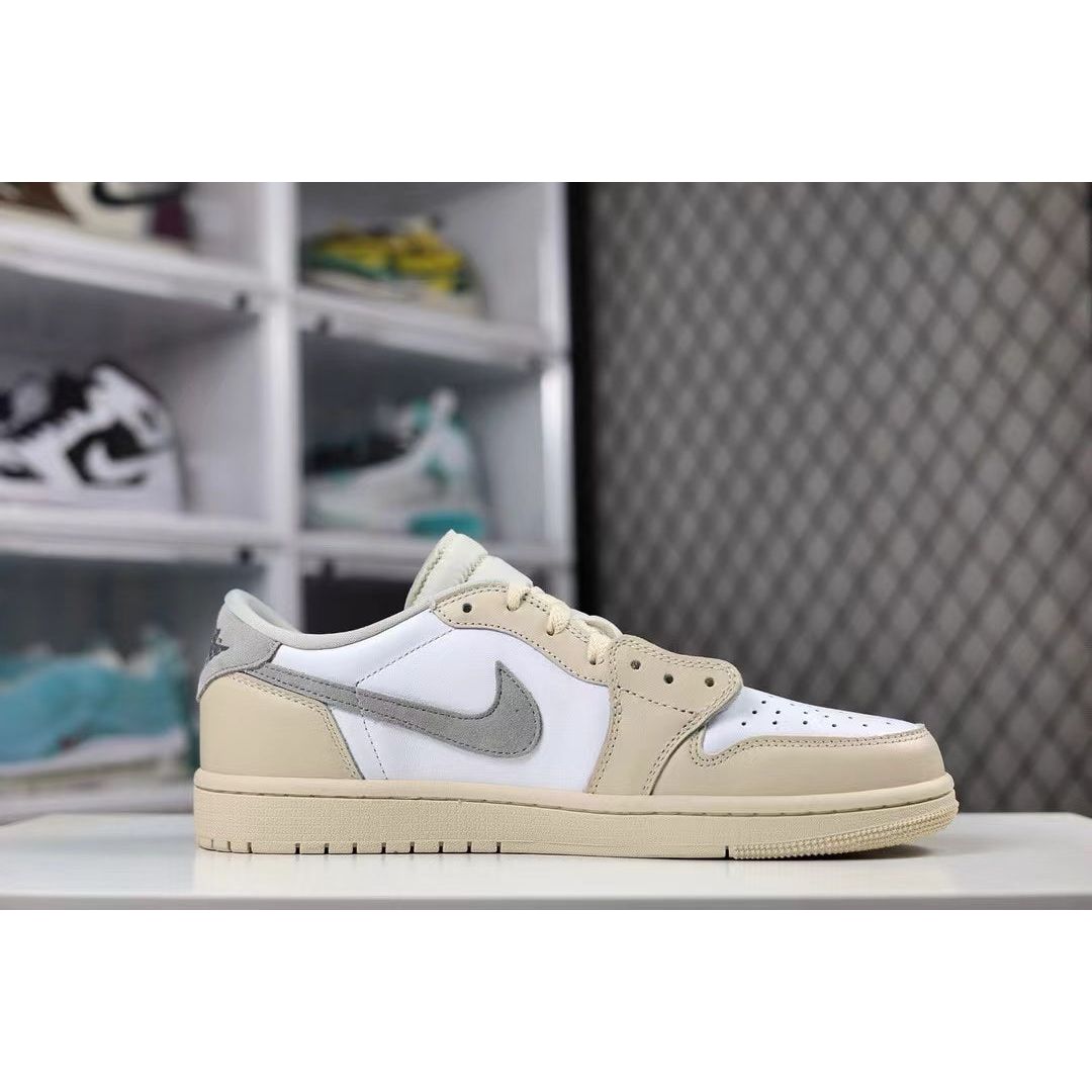 AJ 1 Low x OW 'Beige' Customs