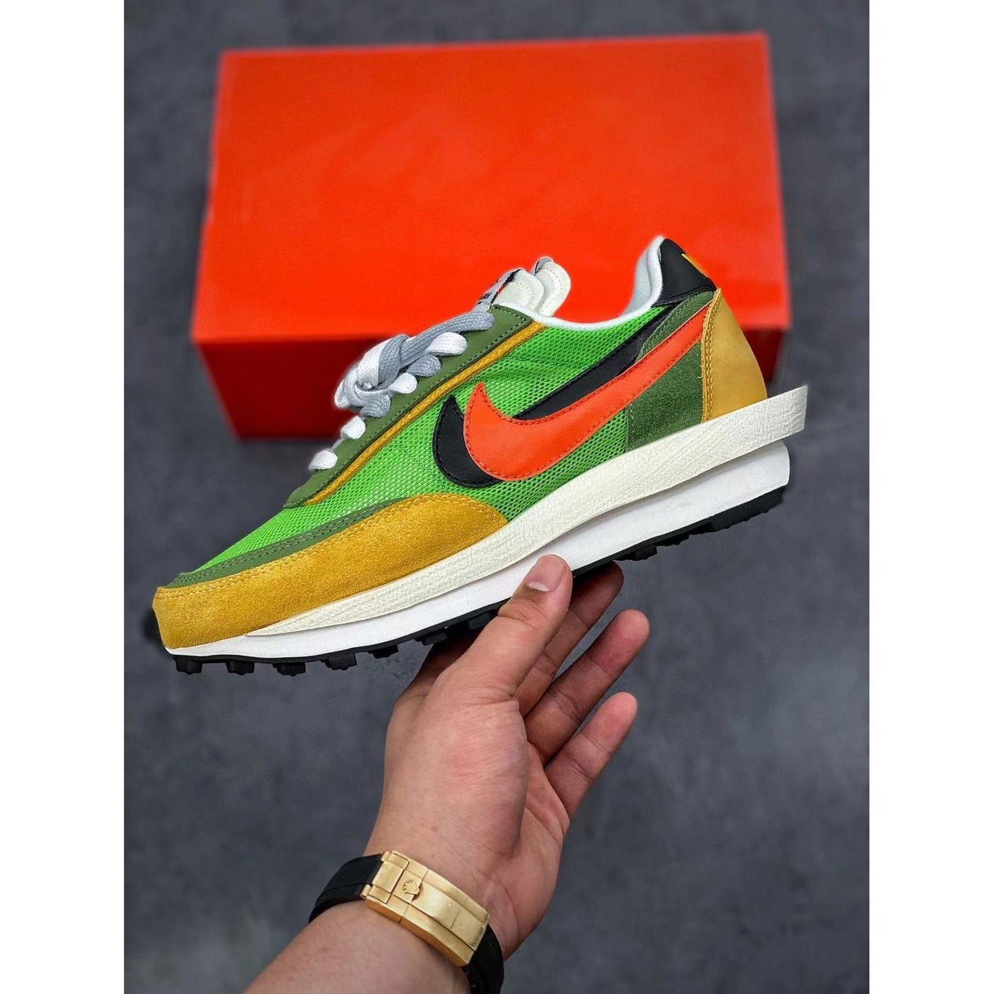 Sacai x LDWaffle 'Green Gusto'