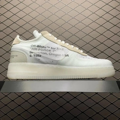 AF 1 Low x OW 'The Ten' White