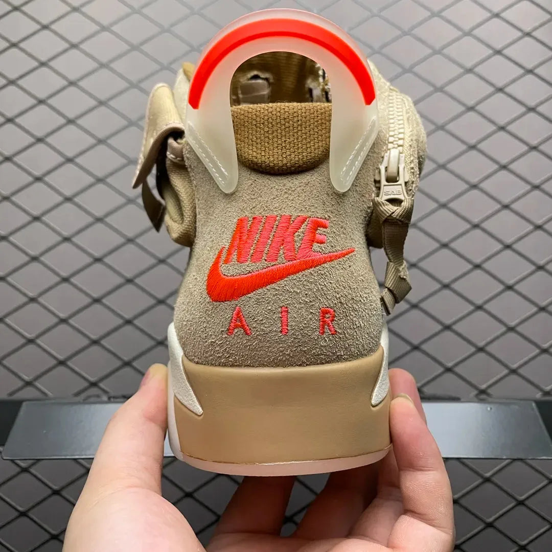 AJ 6 Retro x Travis Scott 'British Khaki'