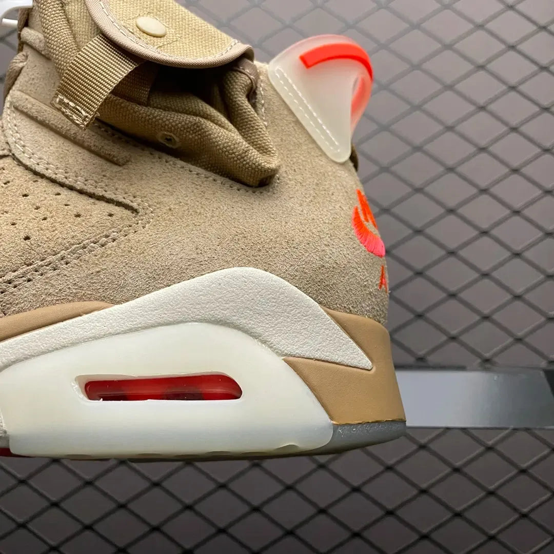 AJ 6 Retro x Travis Scott 'British Khaki'