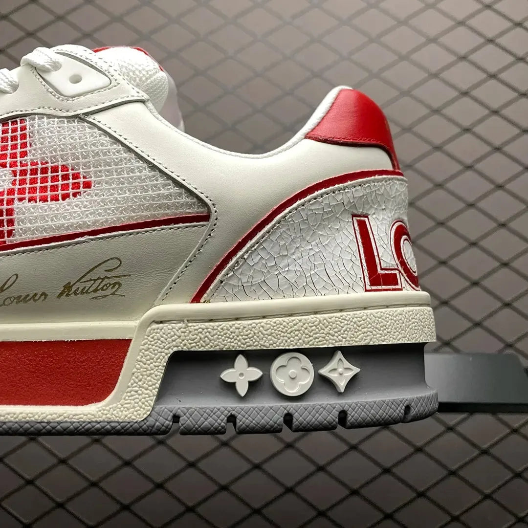 LV Trainer 'White Red Mesh'