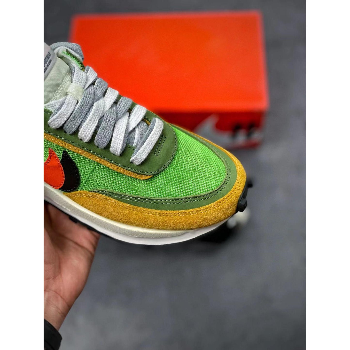 Sacai x LDWaffle 'Green Gusto'