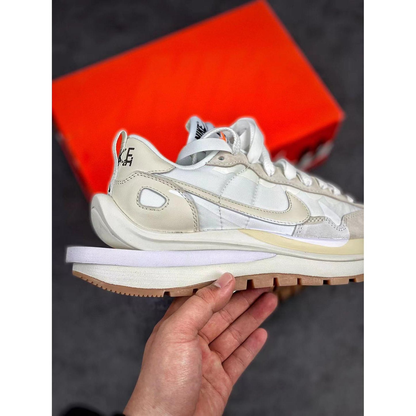 Sacai x VaporWaffle 'Sail Gum'