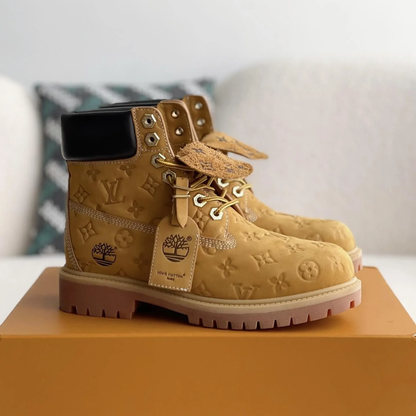 LV x Timberland 'Suede Embossed Monogram'