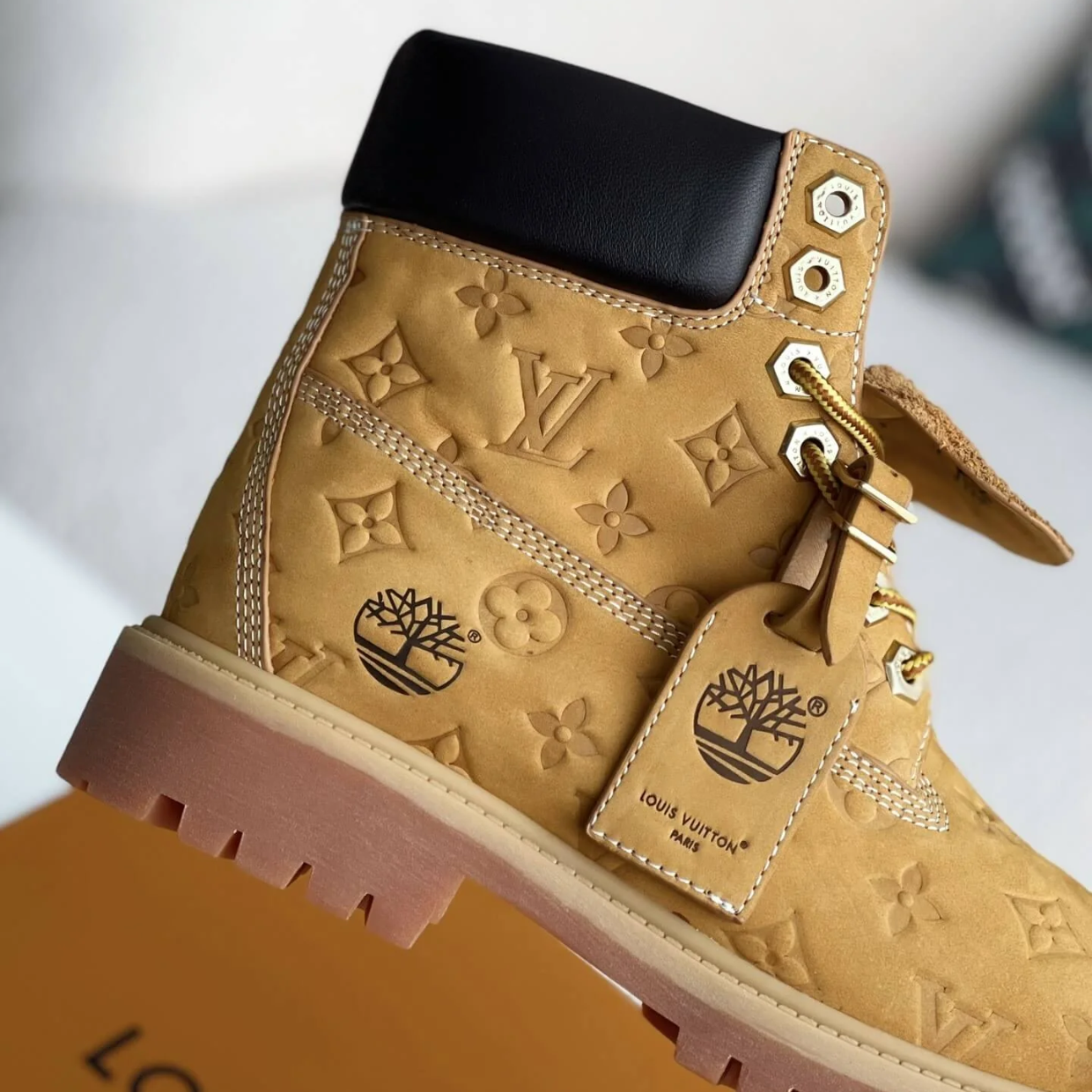 LV x Timberland 'Suede Embossed Monogram'