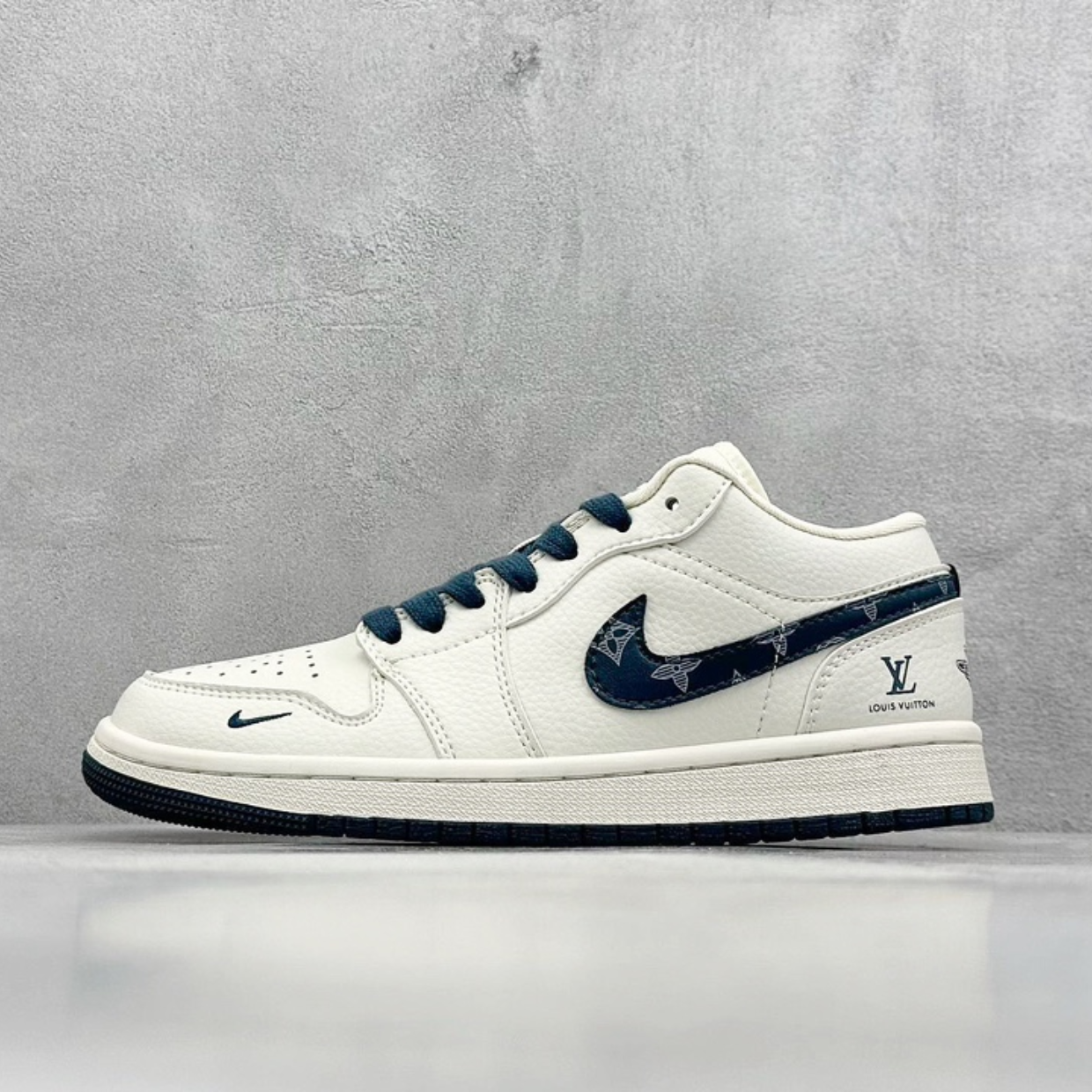 AJ 1 Low x LV 'Blue' Customs