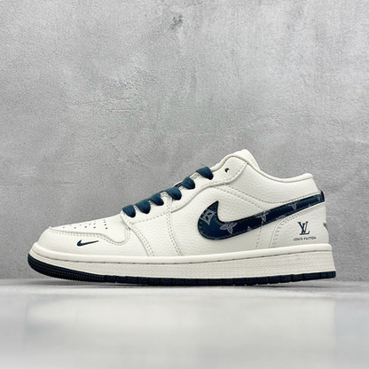AJ 1 Low x LV 'Blue' Customs