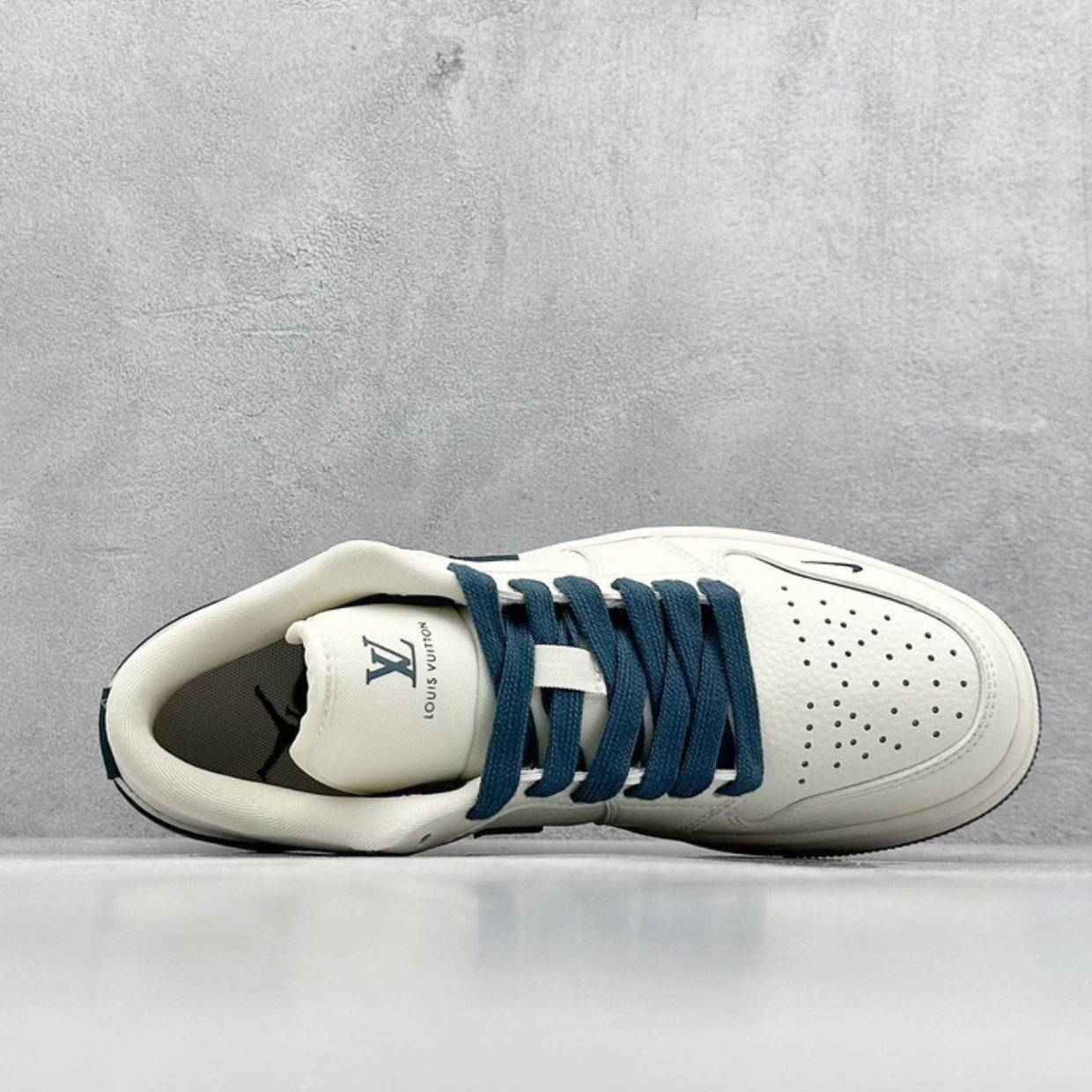 AJ 1 Low x LV 'Blue' Customs