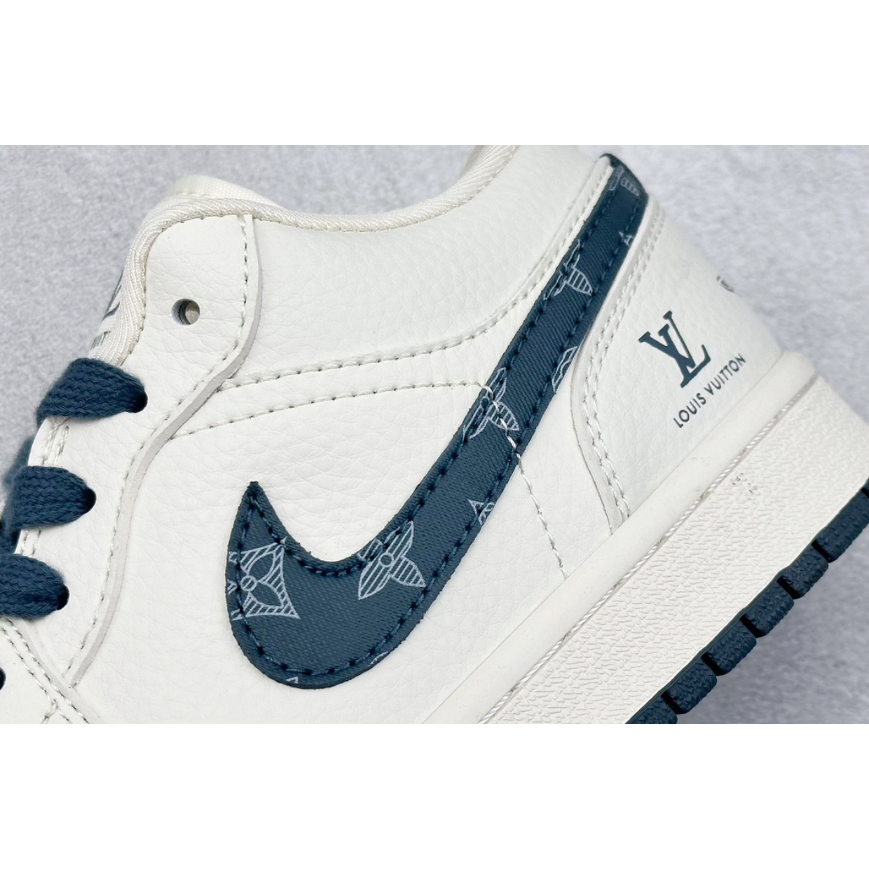 AJ 1 Low x LV 'Blue' Customs