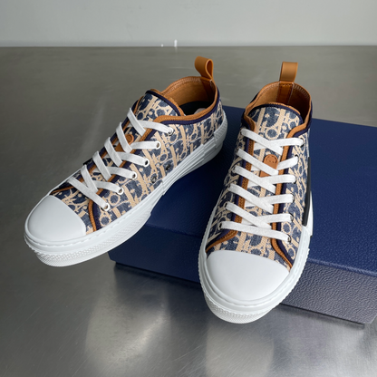 CD B23 Low 'Raffia-Effect Oblique - Denim'