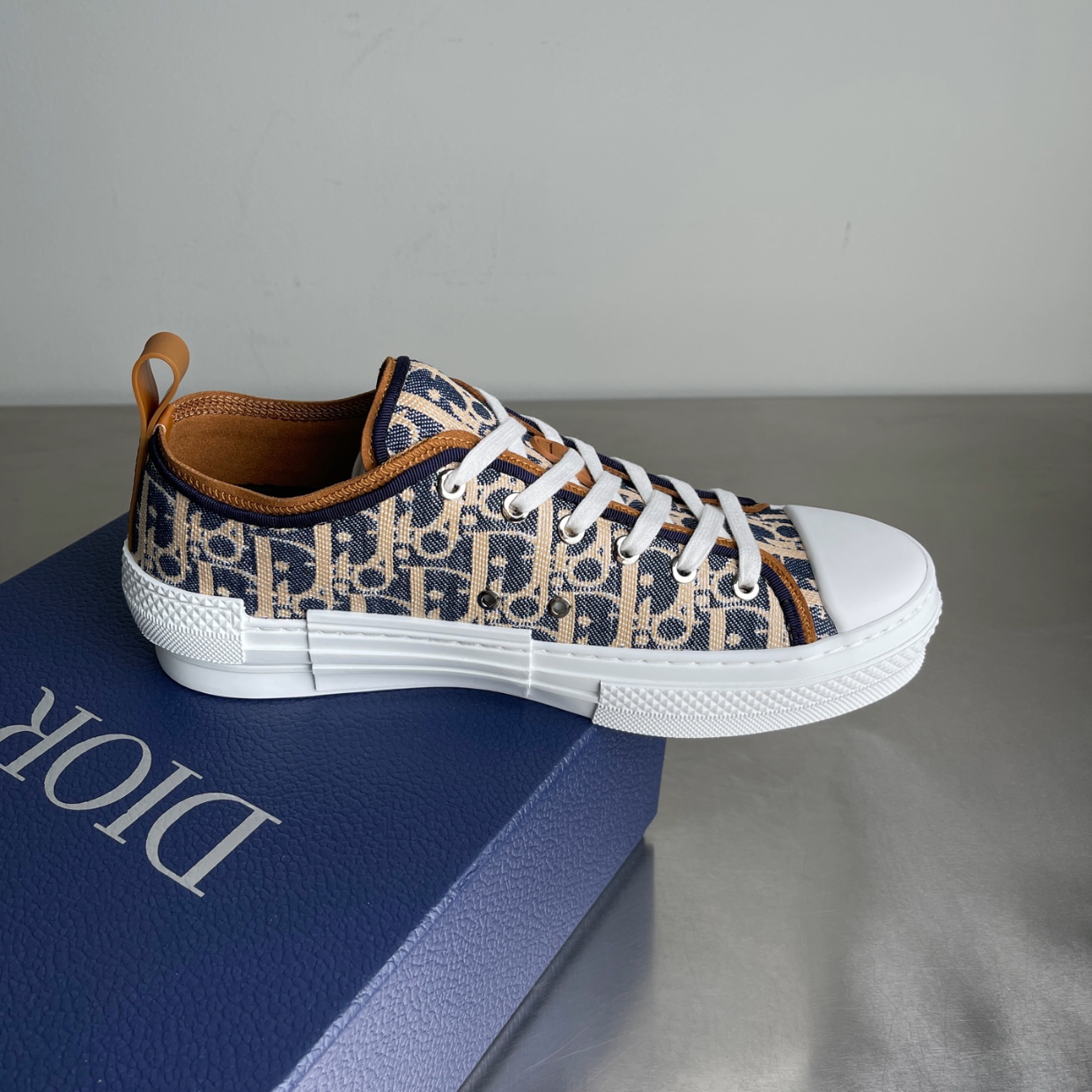 CD B23 Low 'Raffia-Effect Oblique - Denim'