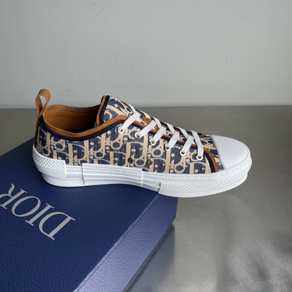 CD B23 Low 'Raffia-Effect Oblique - Denim'