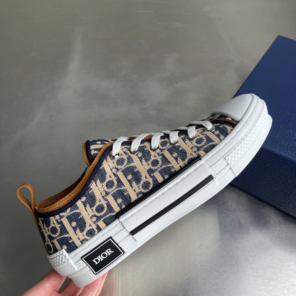 CD B23 Low 'Raffia-Effect Oblique - Denim'