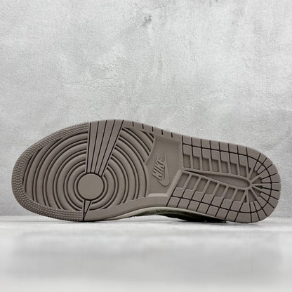 AJ 1 Low x Travis Scott x LV 'Taupe Haze' Customs