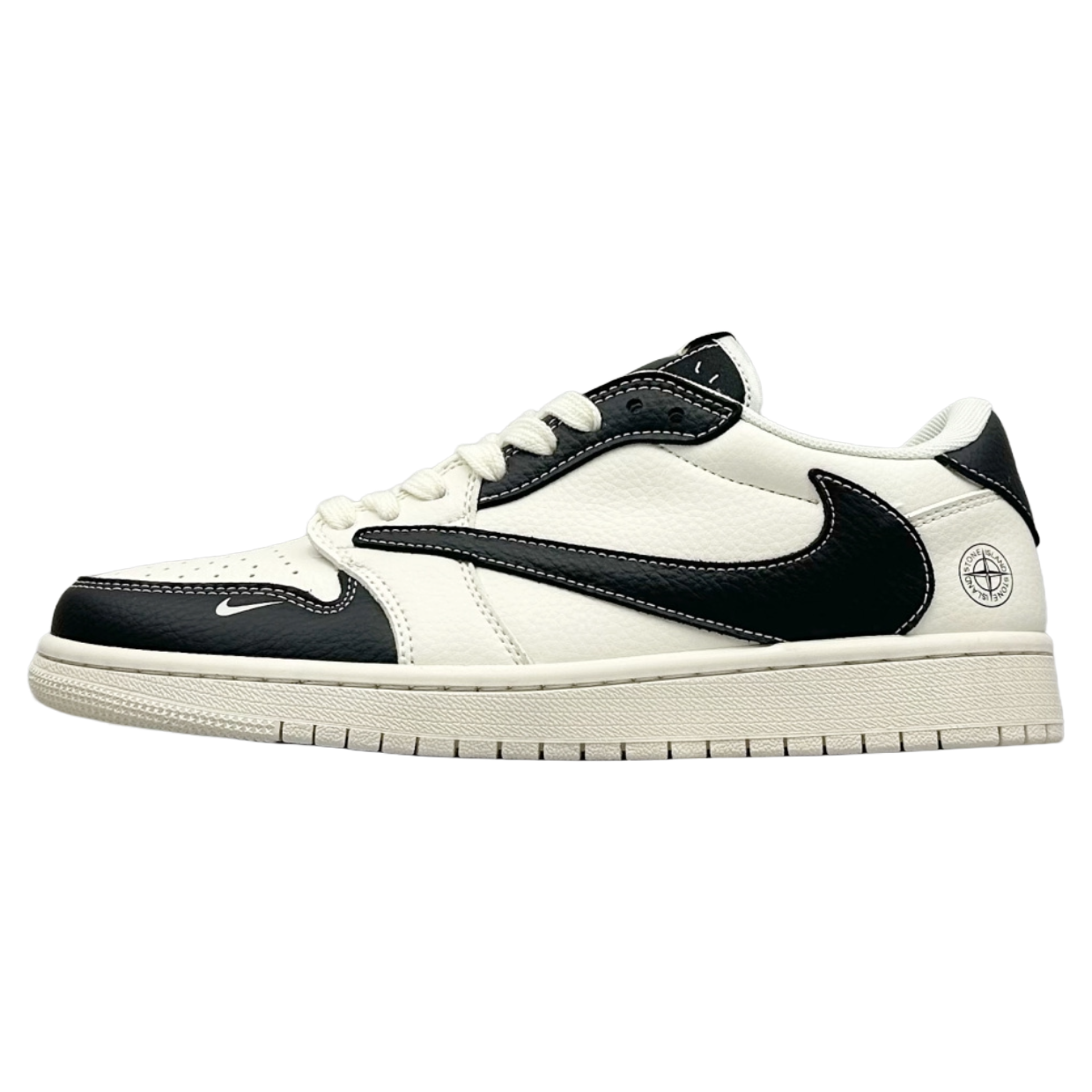 AJ 1 Low x Travis Scott x Stone Island 'Panda' Customs