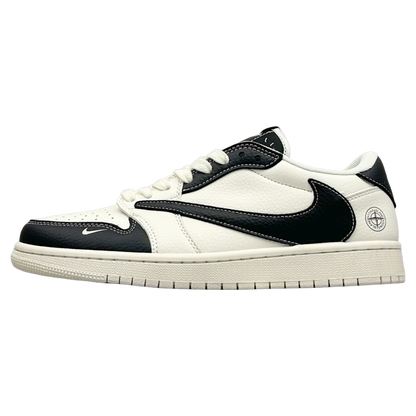 AJ 1 Low x Travis Scott x Stone Island 'Panda' Customs