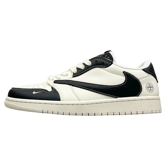 AJ 1 Low x Travis Scott x Stone Island 'Panda' Customs