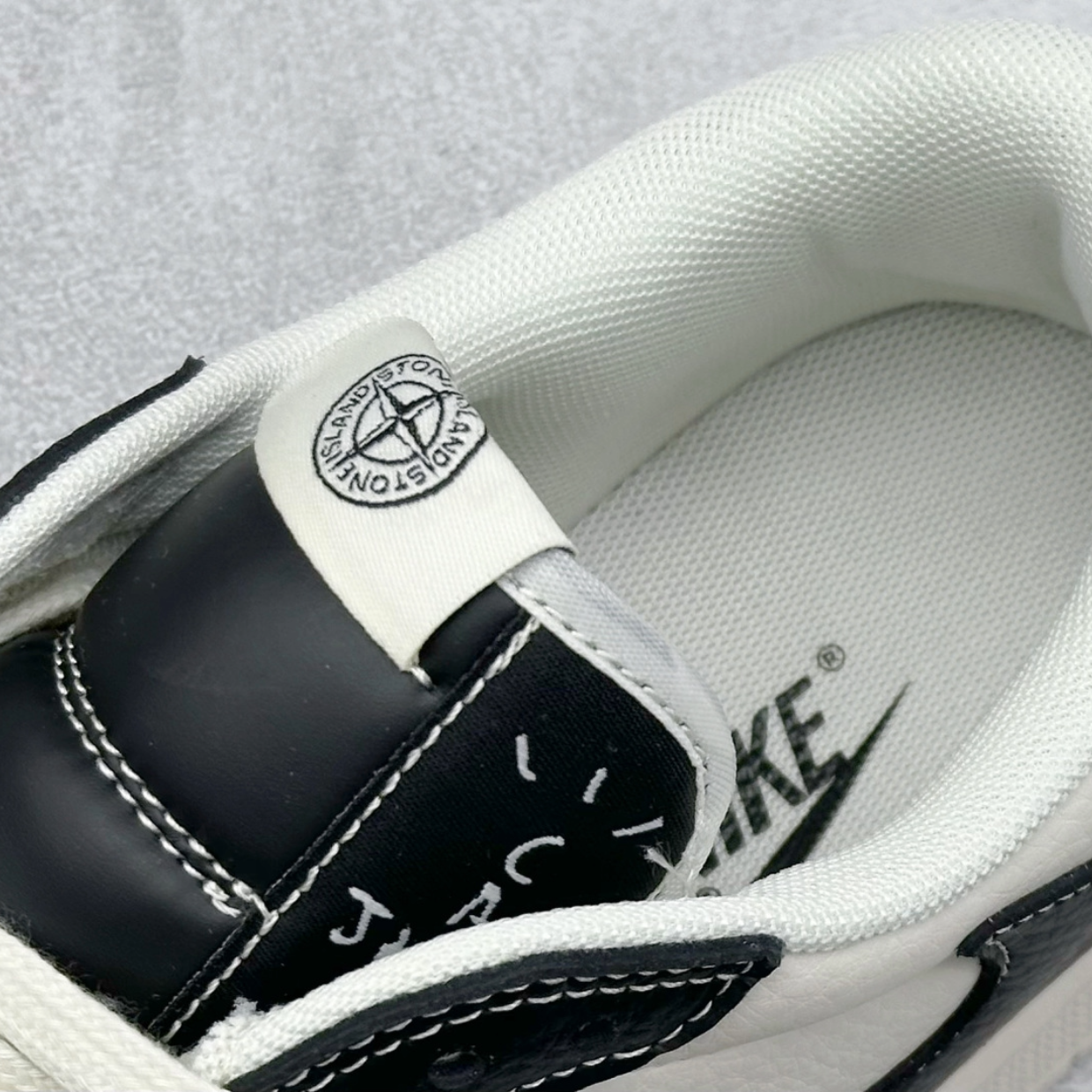 AJ 1 Low x Travis Scott x Stone Island 'Panda' Customs