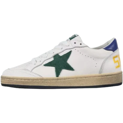 GG 'Ball-Star Green Star Blue Heel Tab'