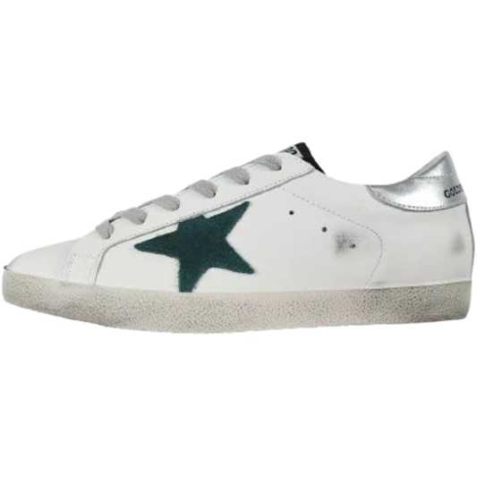 GG 'Ball-Star Green Star Silver Heel Tab'